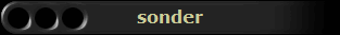 sonder
